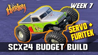 Axial SCX24 Budget Build  Servo amp ESC Upgrades  Week 7 [upl. by Zoie721]