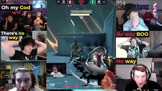 Valorant prosstreamers reacts to TH Boos Whiff in VCT against LEV [upl. by Gypsie]