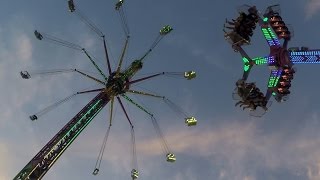 Feria de Málaga 2016  Atracciones de feria de día [upl. by Letnwahs]