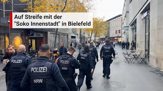 Auf Streife mit der Soko Innenstadt an Bielefelds Hotspots [upl. by Kalli]