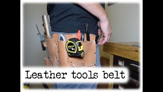 Leather Tool Belt  DIY [upl. by Haswell]