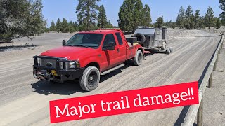 Overlanding in a tow truck Major damage [upl. by Dorahs12]