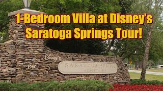 1Bedroom Villa at Disneys Saratoga Springs Resort [upl. by Bonucci]