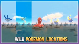 Pokémon BDSP  MantykeRemoraidOctilleryChinchou amp Lanturn Locations [upl. by Eibreh799]