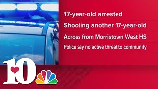 17yearold shot another 17yearold arrested after shooting near MorristownHamblen West HS [upl. by Htebazileyram]