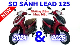 Review và so sánh Lead 2025 và Lead 2024 Những điểm khác biệt và nổi trội [upl. by Coppock]