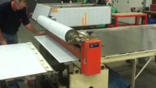 AWI Manufacturing Applying PVC Protective Film to Stainless [upl. by Llerrit]