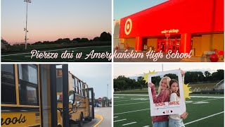 PIERWSZE DNI W AMERYKAŃSKIM HIGH SCHOOL NA WYMIANIE  senior sunrise mecz footballu wymiana USA [upl. by Gaylene]