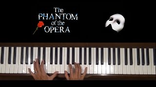 Masquerade Phantom of the Opera Piano Tutorial [upl. by Anaitit917]