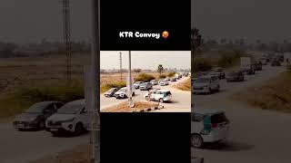 Biggest KTR convoy brsnews ktrbrs harishrao kavitha viralvideo trendingshorts kcrbrs [upl. by Ettena]