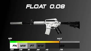 CSGO M4A1S  Printstream  Skin wearfloat [upl. by Gnok226]