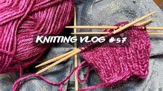 Knitting Vlog 57 I Dannis Bobbel Kabinett in Hallein Raggi Socken Glittering Snowscape Shawl [upl. by Gnart]