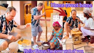 Yes l’m in Ghana my wife home town to prepare werewere soup and fufu for my inlaws [upl. by Ahsiyk]