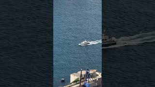 SIR JOSHUA HASSAN Police Boat at Gibraltar [upl. by Ennailuj524]