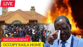 BREAKING NEWS GEN z STORM RAILA ODINGAS HOME CLEARING EVERYTHING ON THEIR WAY [upl. by Aneela]