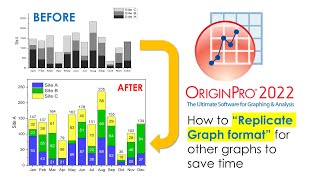 Replicate Graph Format in Origin Pro for Similar Graphs Save Time [upl. by Zeuqram829]