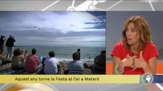 TV3  Els Matins  Torna la Festa al Cel a Mataró el 28 de setembre [upl. by Yeoj827]