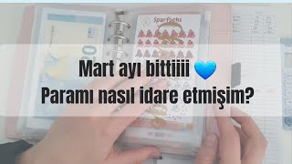 Mart maaşımı nasıl değerlendirdim  Bütçe kapanışı 💙 [upl. by Idnahs]