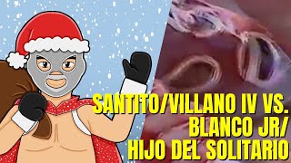 El Hijo del Santo amp Villano IV vs Angel Blanco Jr amp El Hijo del Solitario  Secret Santo 2023 [upl. by Eryt]