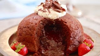 GIANT Chocolate Lava Cake  Gemmas Bigger Bolder Baking Ep 137 [upl. by Eerazed]