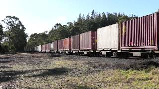 TasRail train 131 TR17TR162008 Youngmans Road 04082024 [upl. by Iolande]