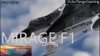 FS2020 Dassault Mirage F1 New Freeware [upl. by Honebein187]