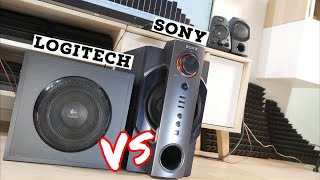 Logitech Z623 vs Sony 21 speakers Blind Test [upl. by Ariayek]