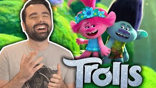 TROLLS IS GREAT Trolls Movie Reaction First Time Watching CANT STOP THE FEELING [upl. by Nalda]