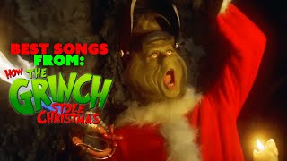 Best Songs from How The Grinch Stole Christmas  Jim Carrey amp Taylor Momsen  TUNE [upl. by Edylc547]