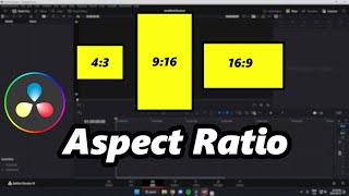 How To Change Aspect Ratio In DaVinci Resolve [upl. by Nyleek]