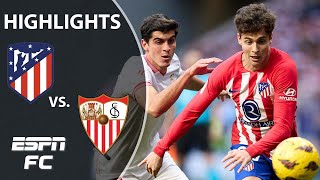 Atletico Madrid vs Sevilla  LALIGA Highlights  ESPN FC [upl. by Garcia]