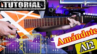 Como tocar quotAmándotequot  Al2 quotEl Aldeanoquot  Tutorial  Acordes  Guitarra  PDF [upl. by Lanevuj]