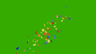 CONFETTI ON GREEN SCREEN [upl. by Gae601]