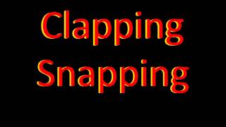 INTENSE Snapping and Clapping Sounds  ASMR [upl. by Claudian]