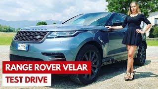 Range Rover Velar  Test Drive del SUV elegante e sportivo [upl. by Trueman]