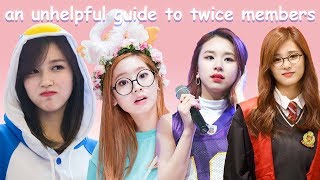 an unhelpful guide to twice members part 1 [upl. by Vihs]