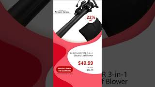 BLACKDECKER 3in1 Electric Leaf Blower [upl. by Groome72]