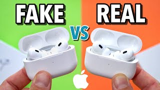 FAKE VS REAL Apple AirPods Pro 2  Perfect Clone  Buyers Beware [upl. by Breeze485]