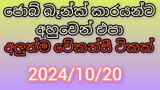 job vacancy 2024 job vacancies Job guide sri lanka job interview jobs at homegovermentjobs sl [upl. by Denoting]