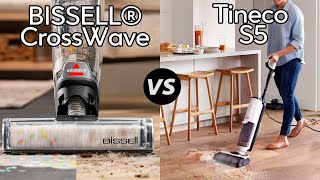 BISSELL® CrossWave Vs Tineco FLOOR ONE S5  Which One Is Better specs Comparison [upl. by Wampler]