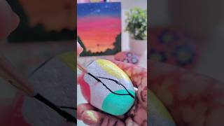 painting on stone😱 art artist painting shorts [upl. by Sekyere977]