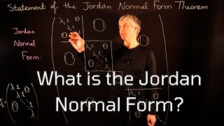 Lecture 47 What is the Jordan Normal Form of a matrix [upl. by Ythomit]