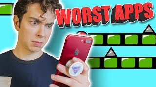 7 WORST MOBILE GAMES ON THE APP STORE [upl. by Anauqahc]