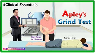 The Apleys grind test Apley Compression test  Clinical Essentials [upl. by Stelmach]