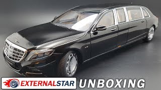 Mercedes Maybach S600 Pullman 118 AUTOart  Unboxing amp Review [upl. by Fanya380]