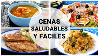 Cenas Saludables y Rápidas para Bajar de Peso 👌 [upl. by Ailsa]