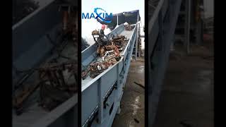 Scrap hammer shreddersteel crusher machinescrapshredder [upl. by Asennav]