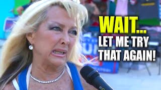 MAGA Moron GLITCHES After Realizing Her Argument MAKES NO SENSE [upl. by Luciano]