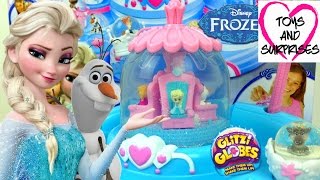 Холодное Сердце Мультфильм Обзор Frozen Glitzi Globes Балл Эльзы Игровой набор [upl. by Arocet938]