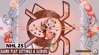 NHL 25 Launch Sliders amp Settings  Ducks vs Kings Smooth Gameplay  Xbox Series X [upl. by Atiruam]